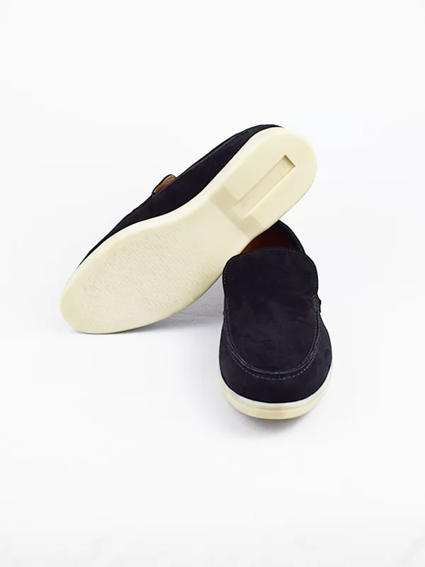 Mocassin pour homme 112 Noir daim .......... miniature
